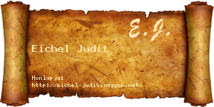 Eichel Judit névjegykártya